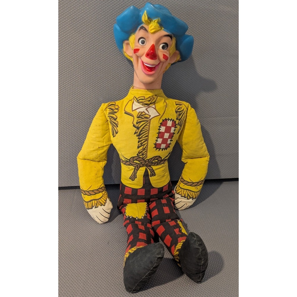 VTG Rubber Face Scarecrow Advertising Doll R.P. Co. Wizard of Oz Toy Purina Chex